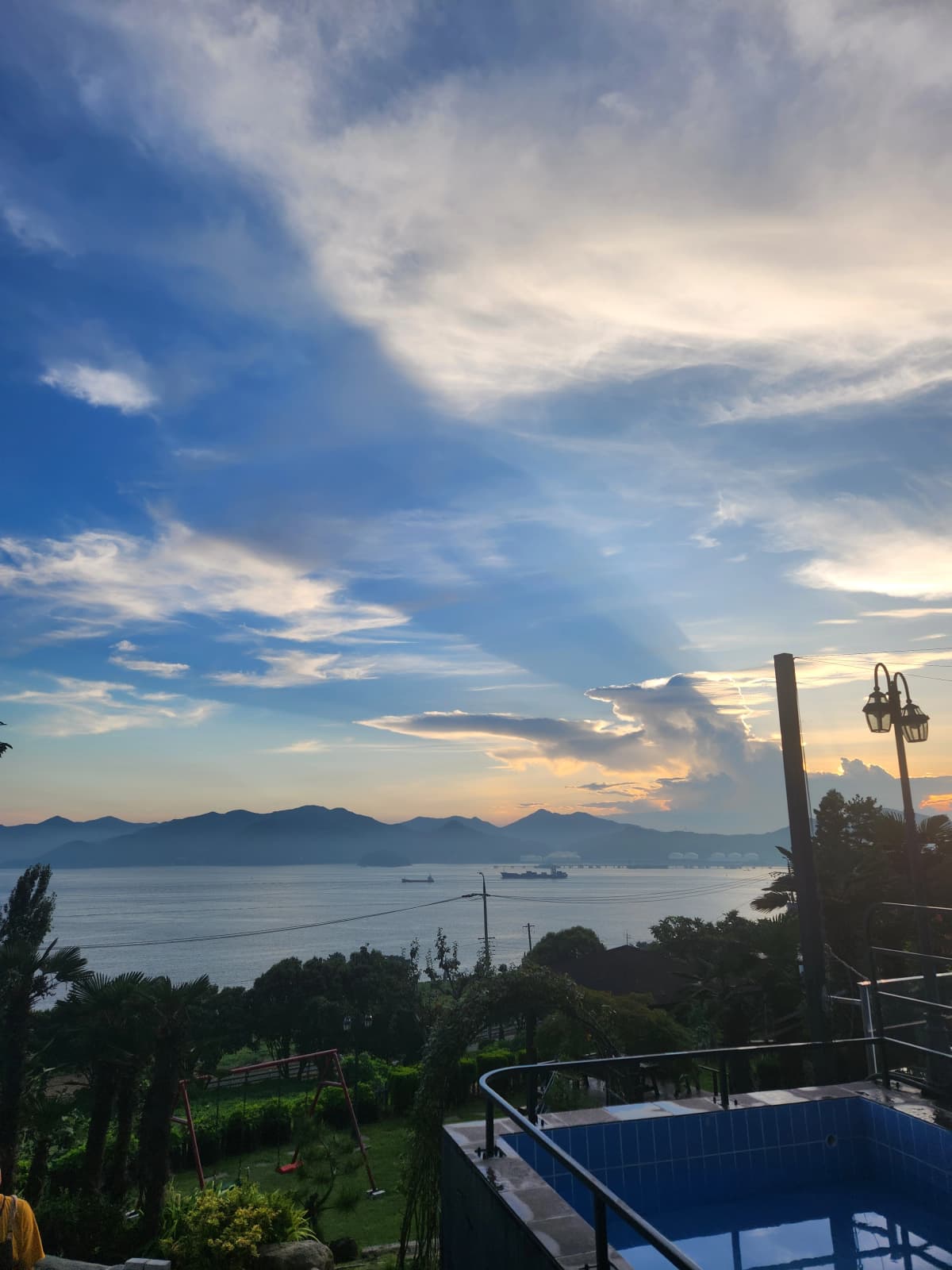 남해 바다 전경